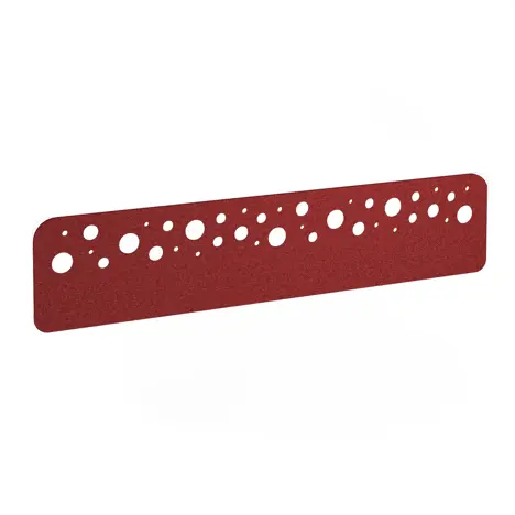Moon Acoustic Desktop Screen - 1800mm - Pure Red